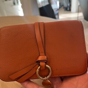 Chloe Brown Leather Clutch